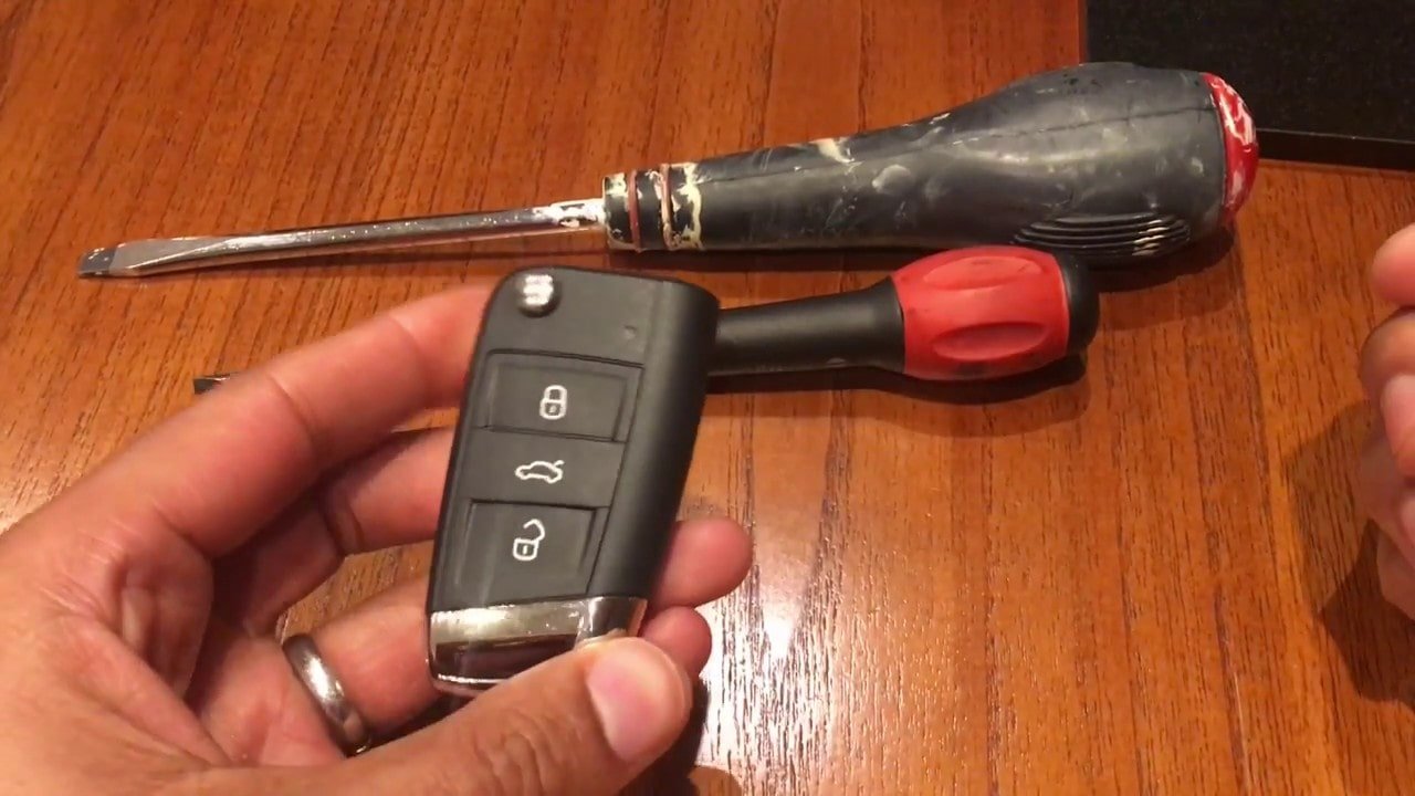 VW Remote Key Battery